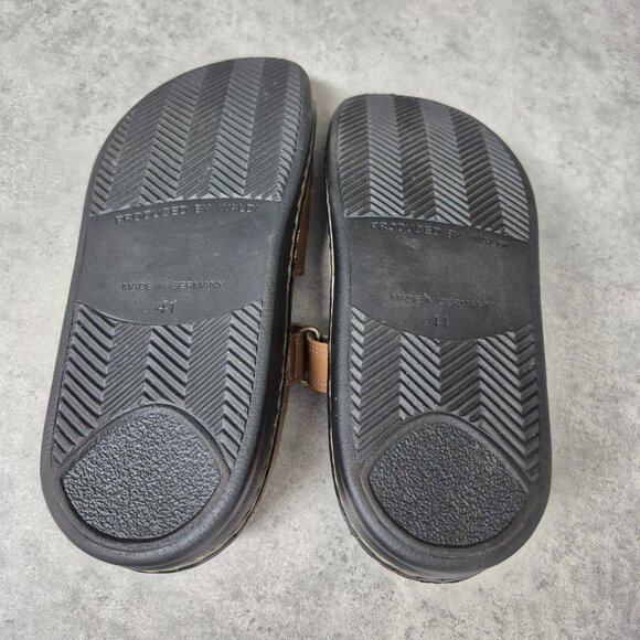 41 Finn Comfort Germany Baltram Tan Leather Sandals - Picture 9 of 10